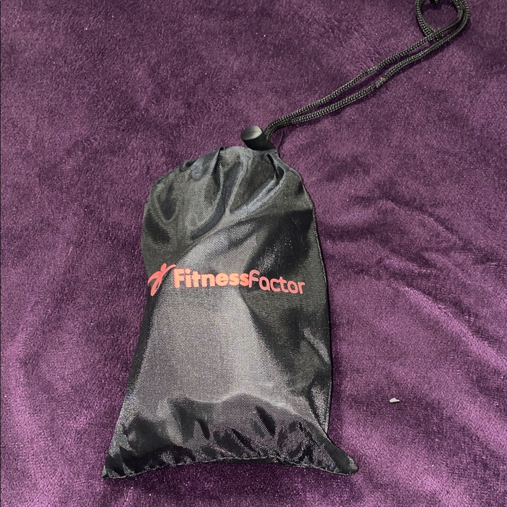 Fitness Factor Black Jumprope